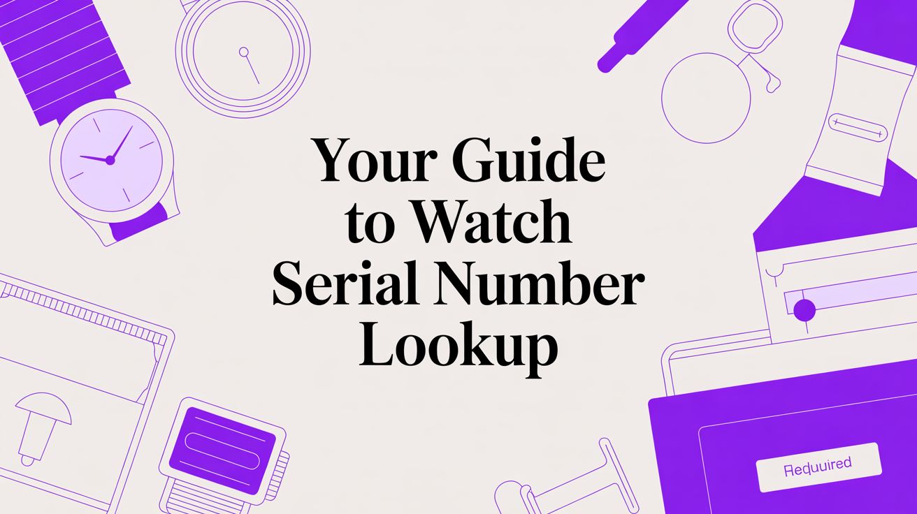 Your Guide to Watch Serial Number Lookup
