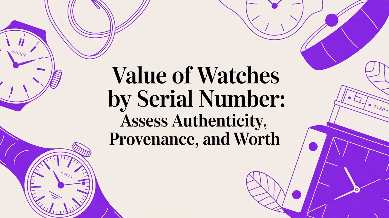 Value of Watches by Serial Number: What to Check