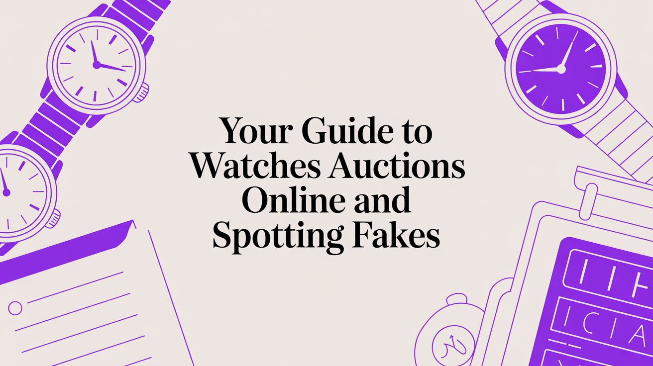 Your Guide to Watches Auctions Online and Spotting Fakes