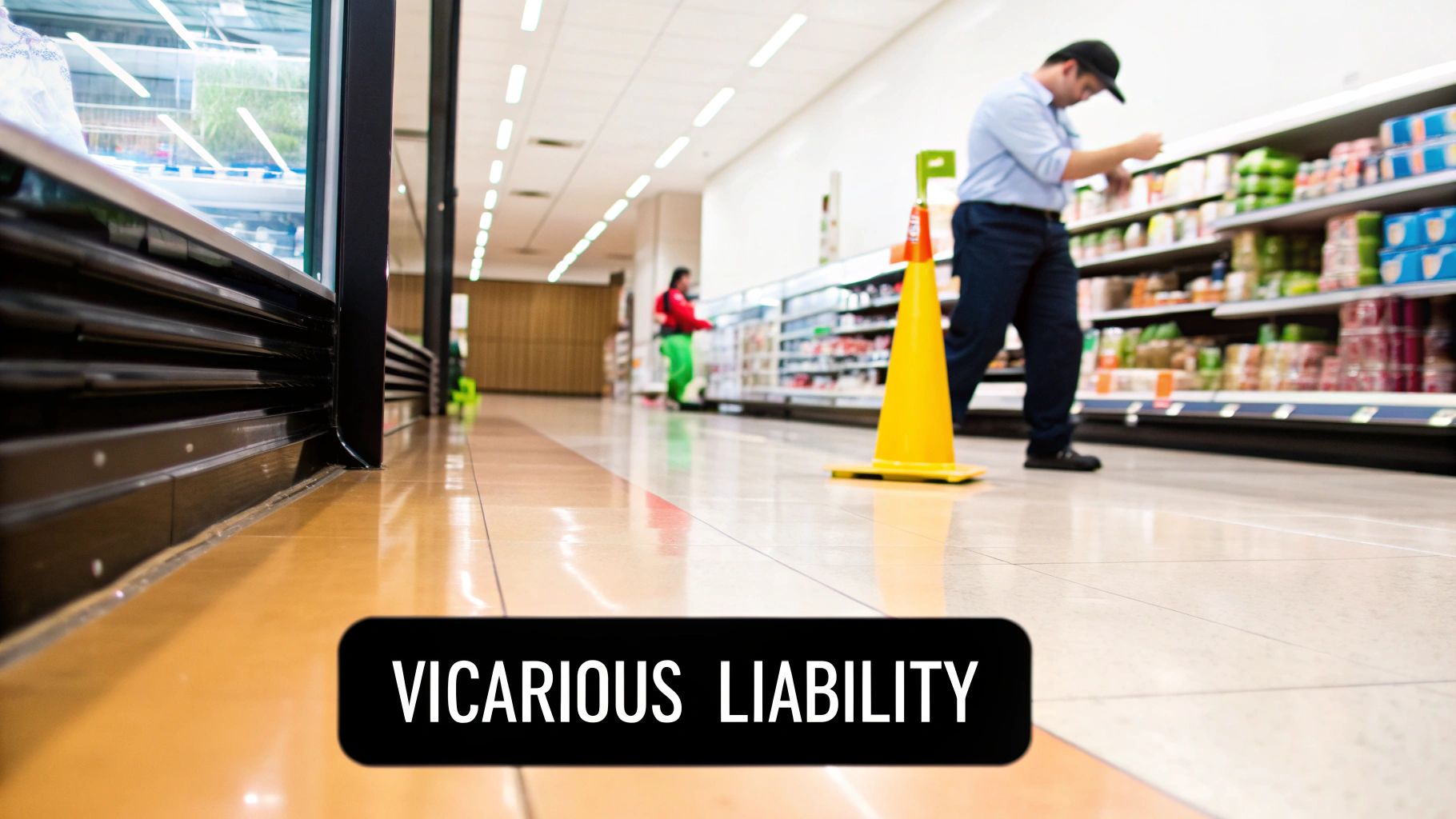 A balanced scale of justice, representing legal responsibility and liability.