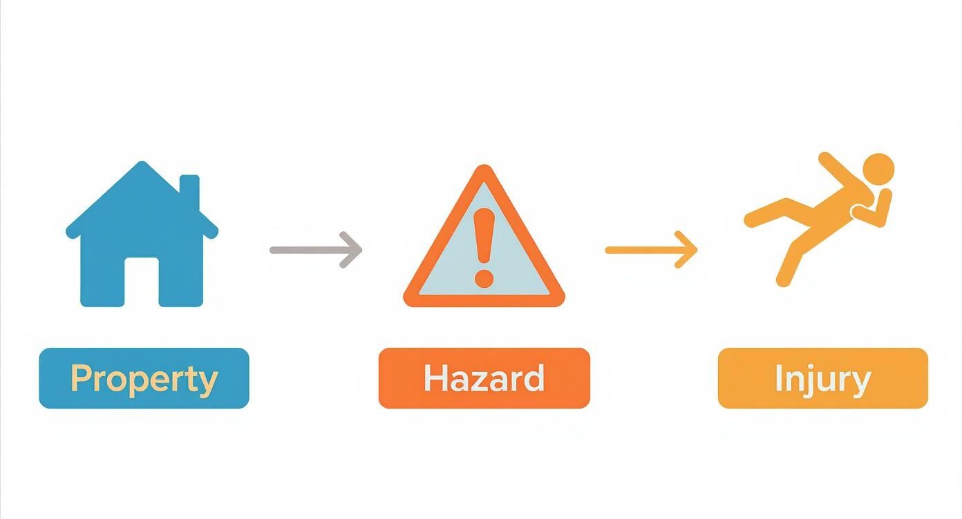 Infographic about what is premises liability