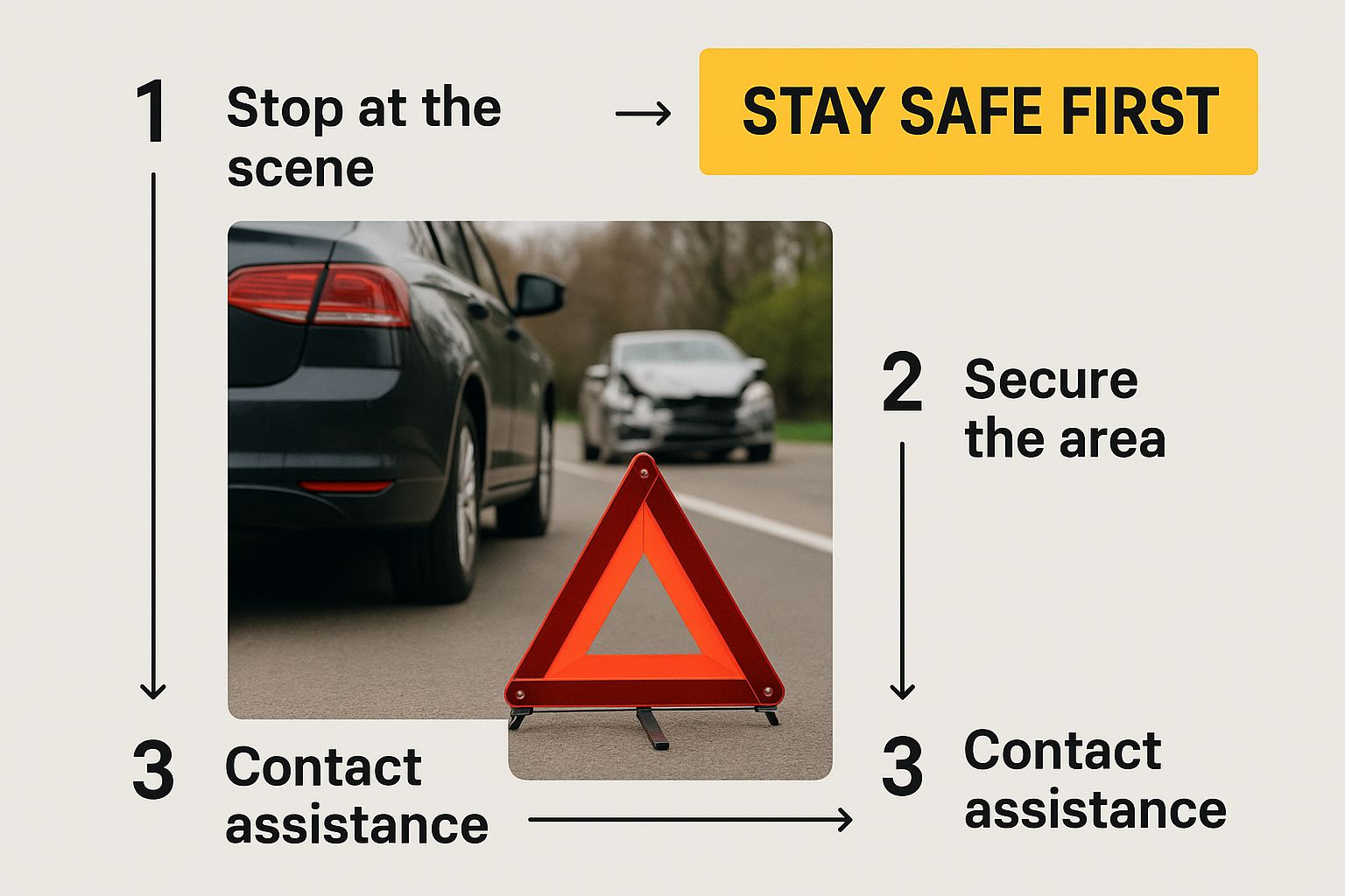Infographic about accident with uninsured driver