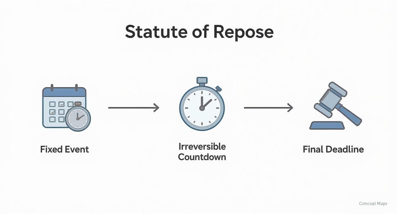 Infographic about what is statute of repose