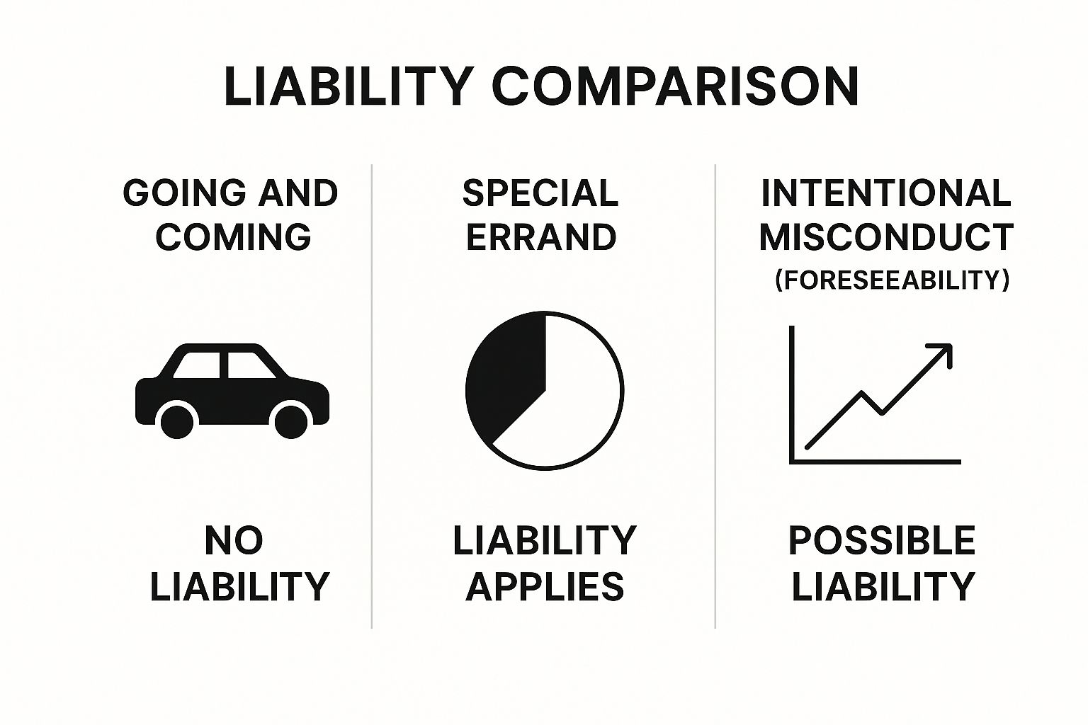 Infographic about vicarious liability california