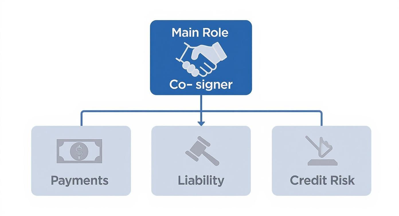 Infographic about co signer on a car lease