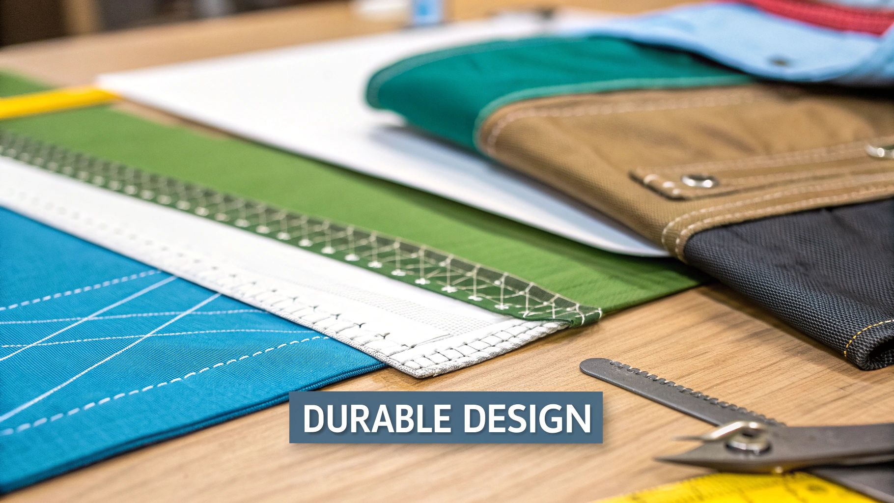 A detailed shot showing the high-quality material and stitching of a custom inflatable arch.