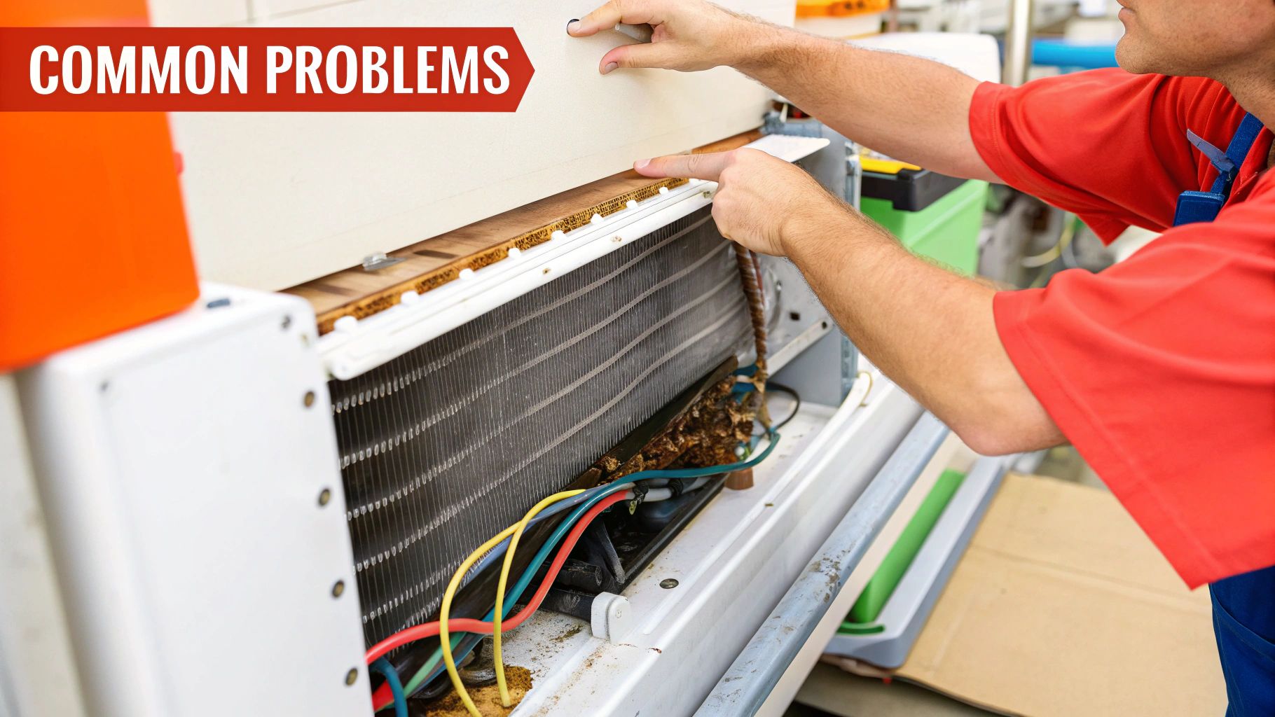 A Guide to Commercial Walk-In Cooler Repair 2 A technician checking the temperature gauge on a walk-in cooler