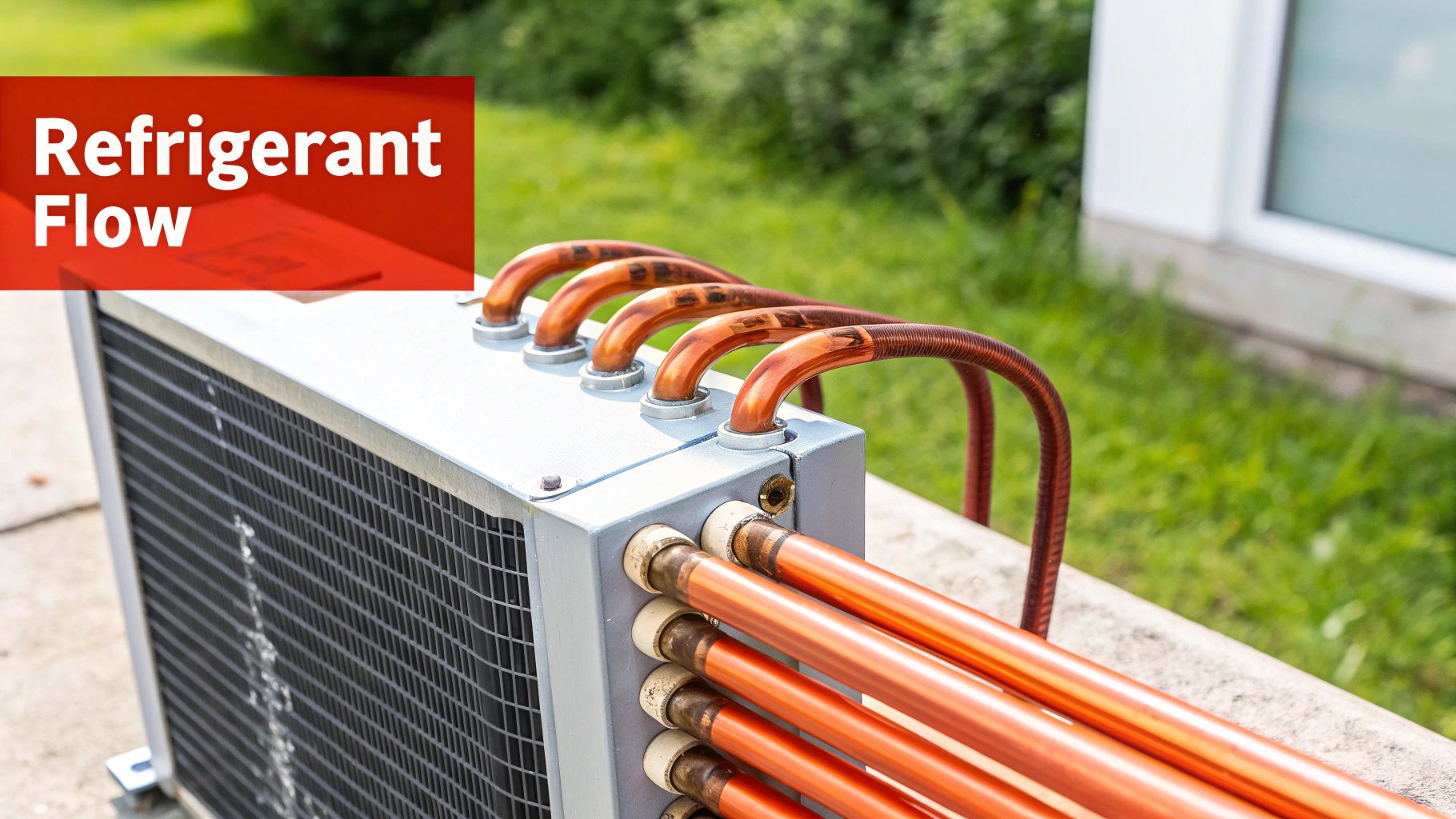 Close-up of a clean air filter being inserted into an HVAC unit.