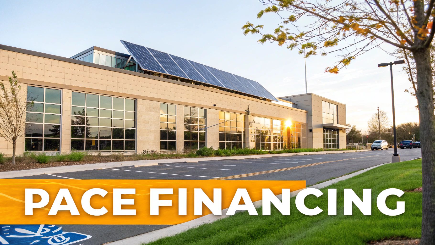 A professional discussing plans on a commercial building rooftop