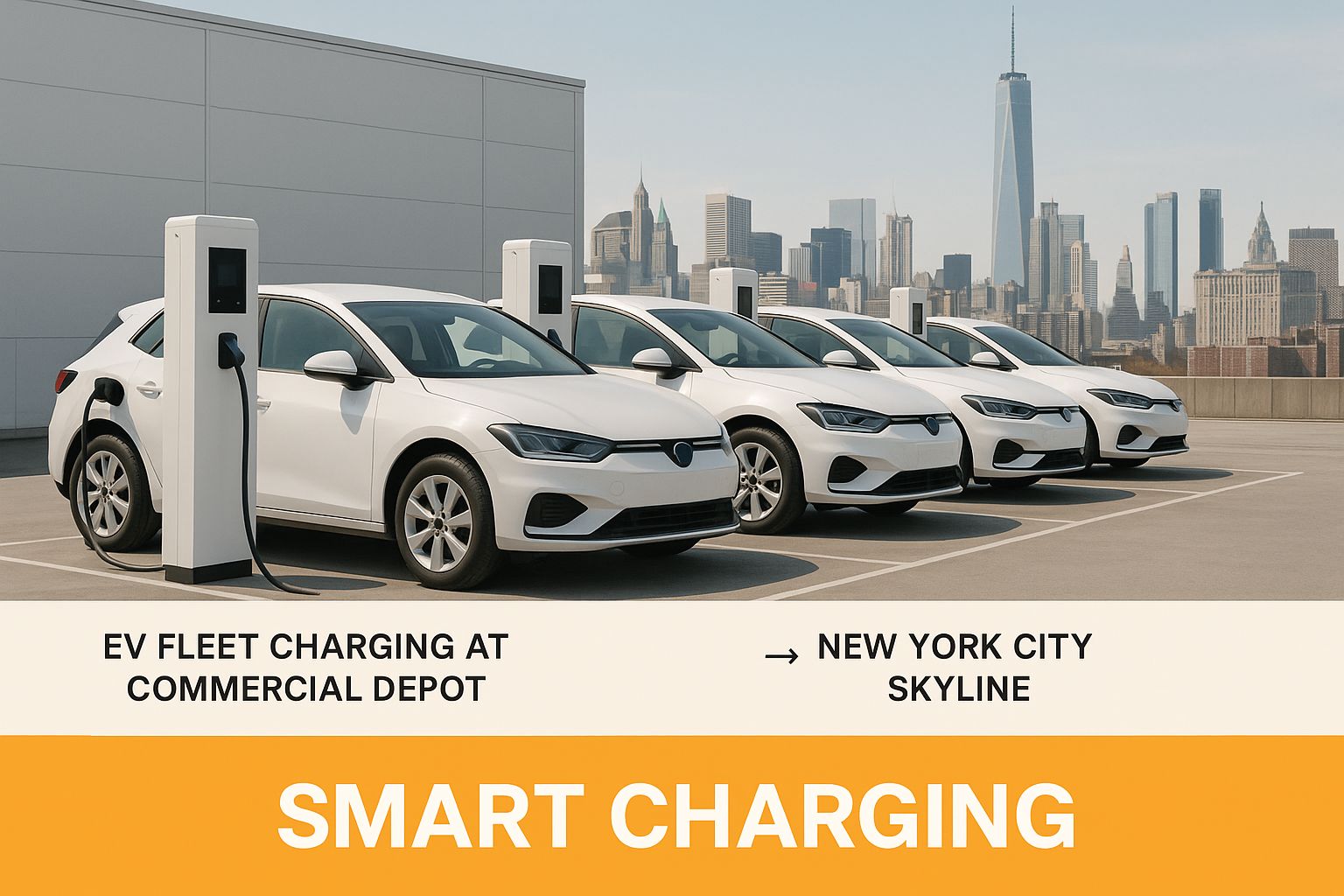 Infographic about ev fleet charging solutions