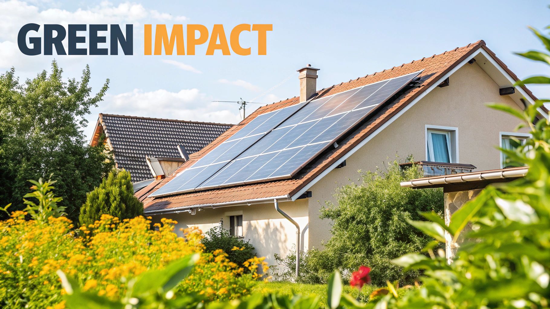 A homeowner looking at a sleek solar battery unit mounted on their garage wall.