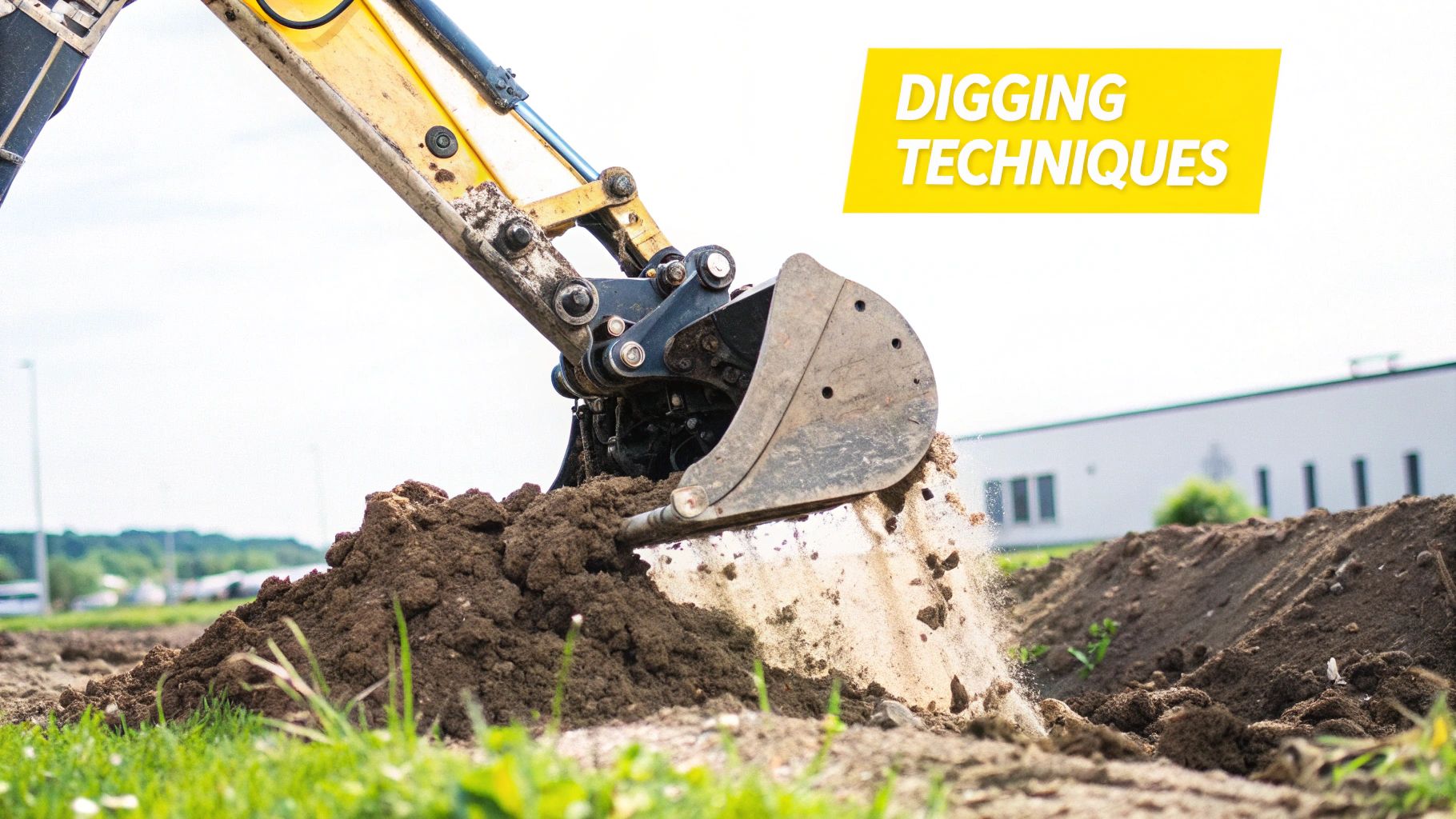 An amphibious excavator working in a swampy, challenging environment.