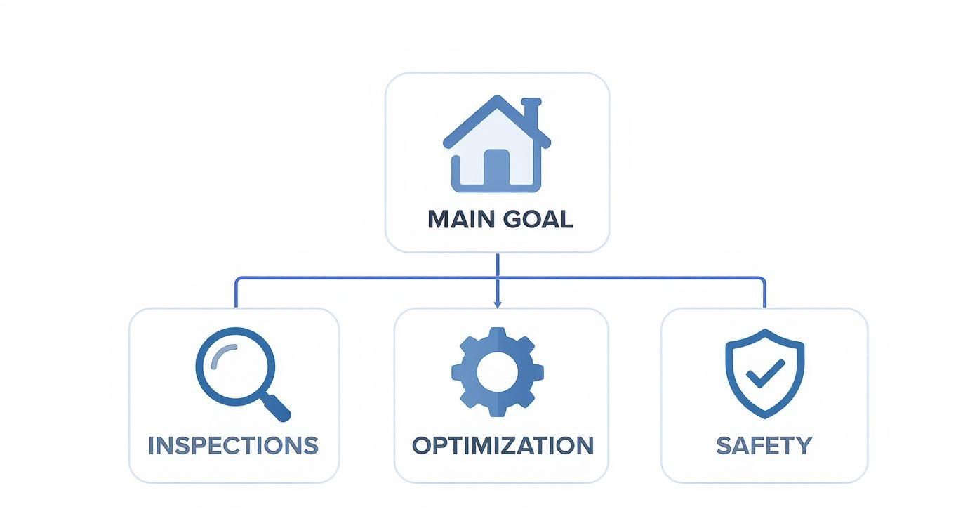 Infographic about commercial heating maintenance