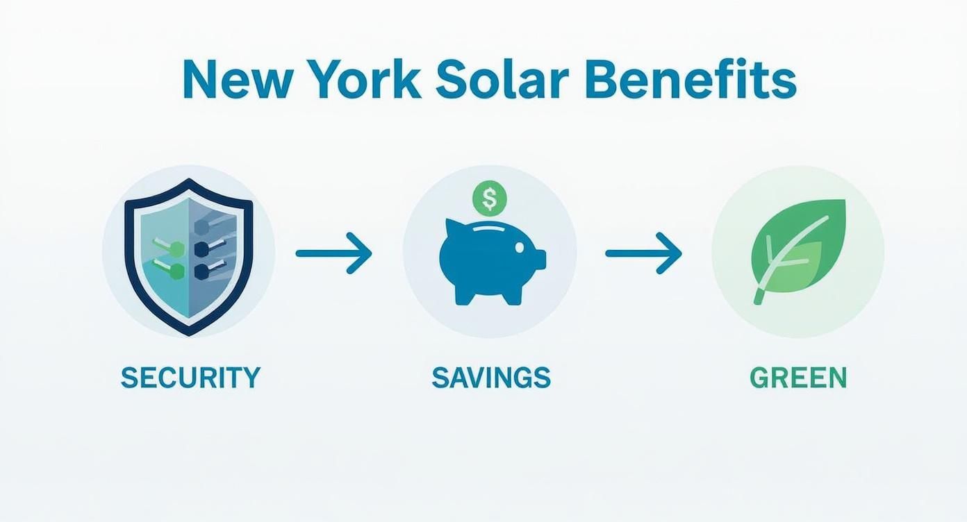 Infographic about solar battery backup systems for homes