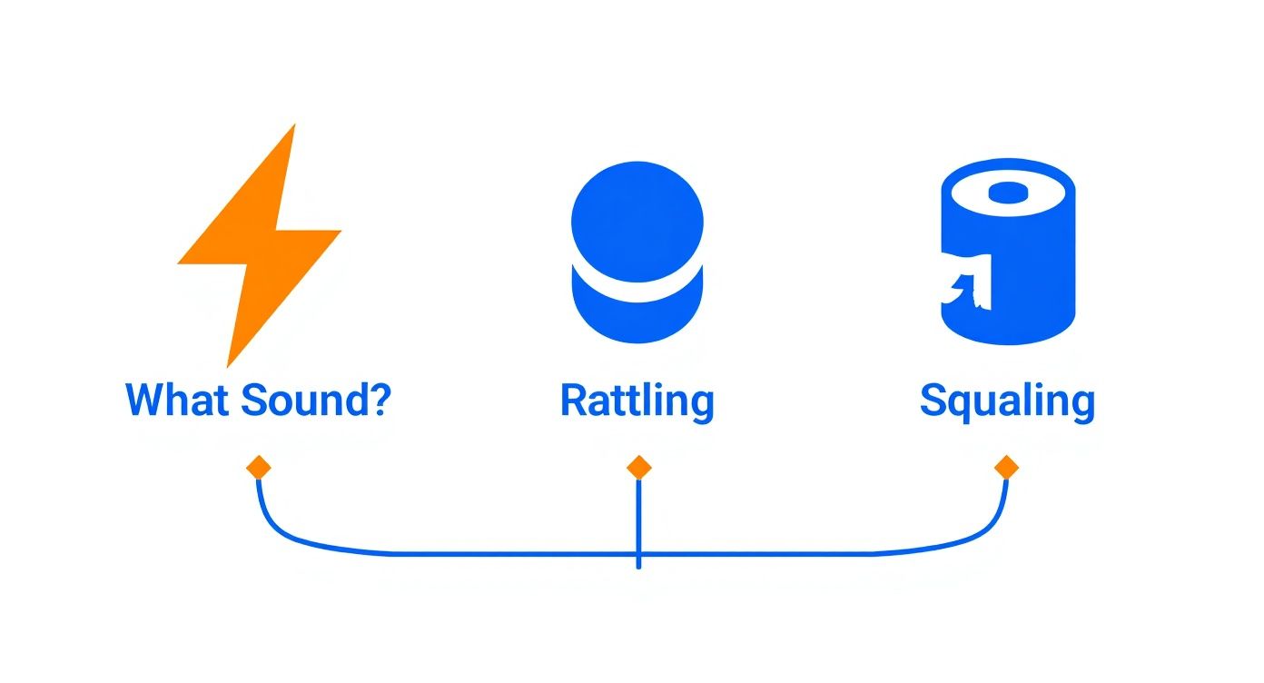 How to Quiet a Noisy Air Conditioner 1 Infographic about how to quiet a noisy air conditioner