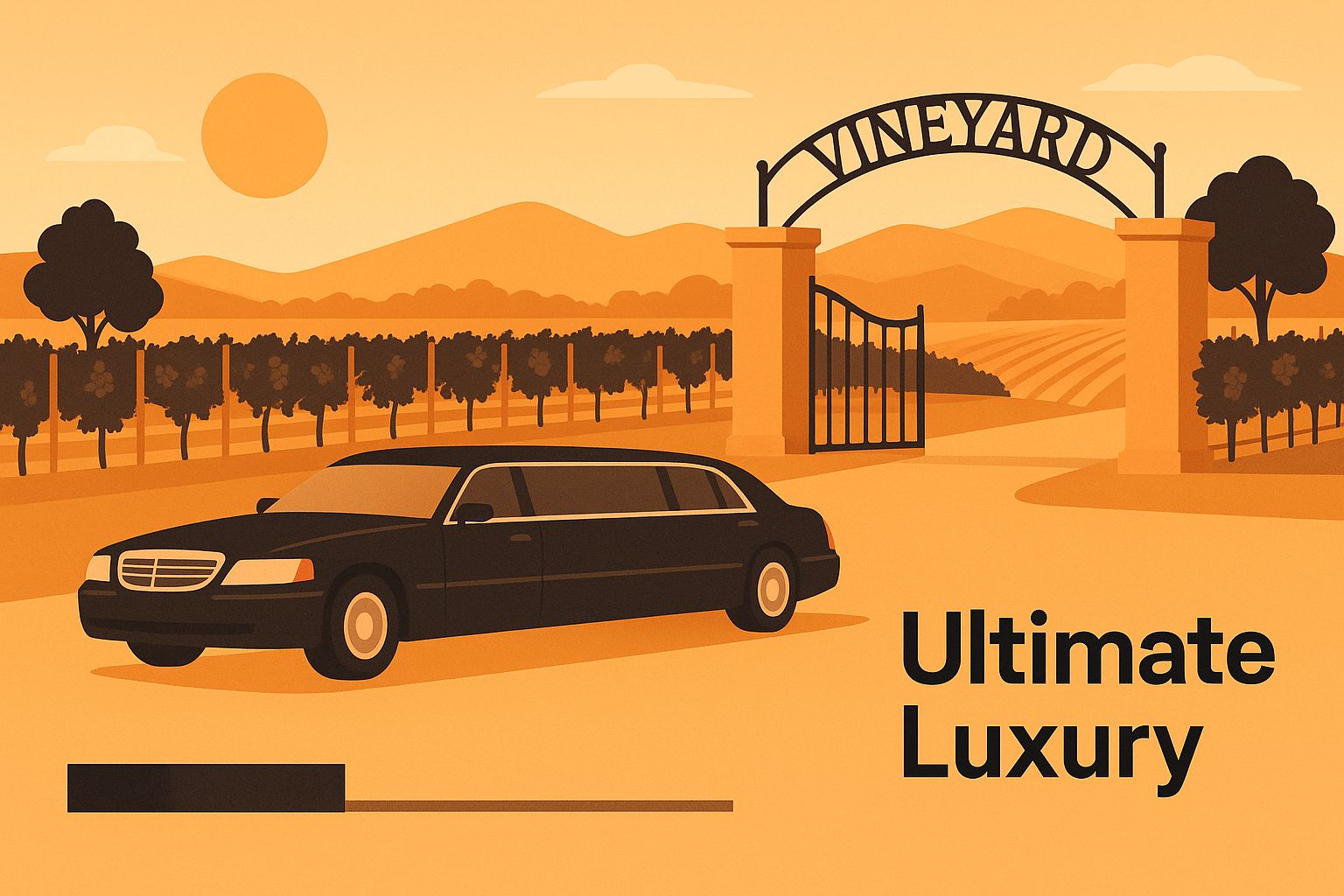 Infographic about limo to Peconic Bay Vineyards