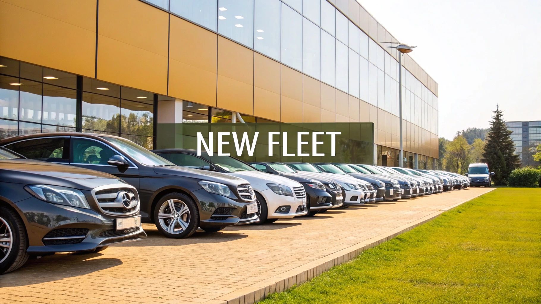 A professional getting into a modern, new leased car, highlighting access to the latest technology.