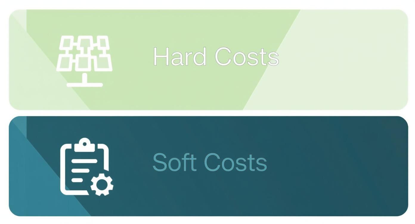 Infographic about how much does solar energy cost per kwh