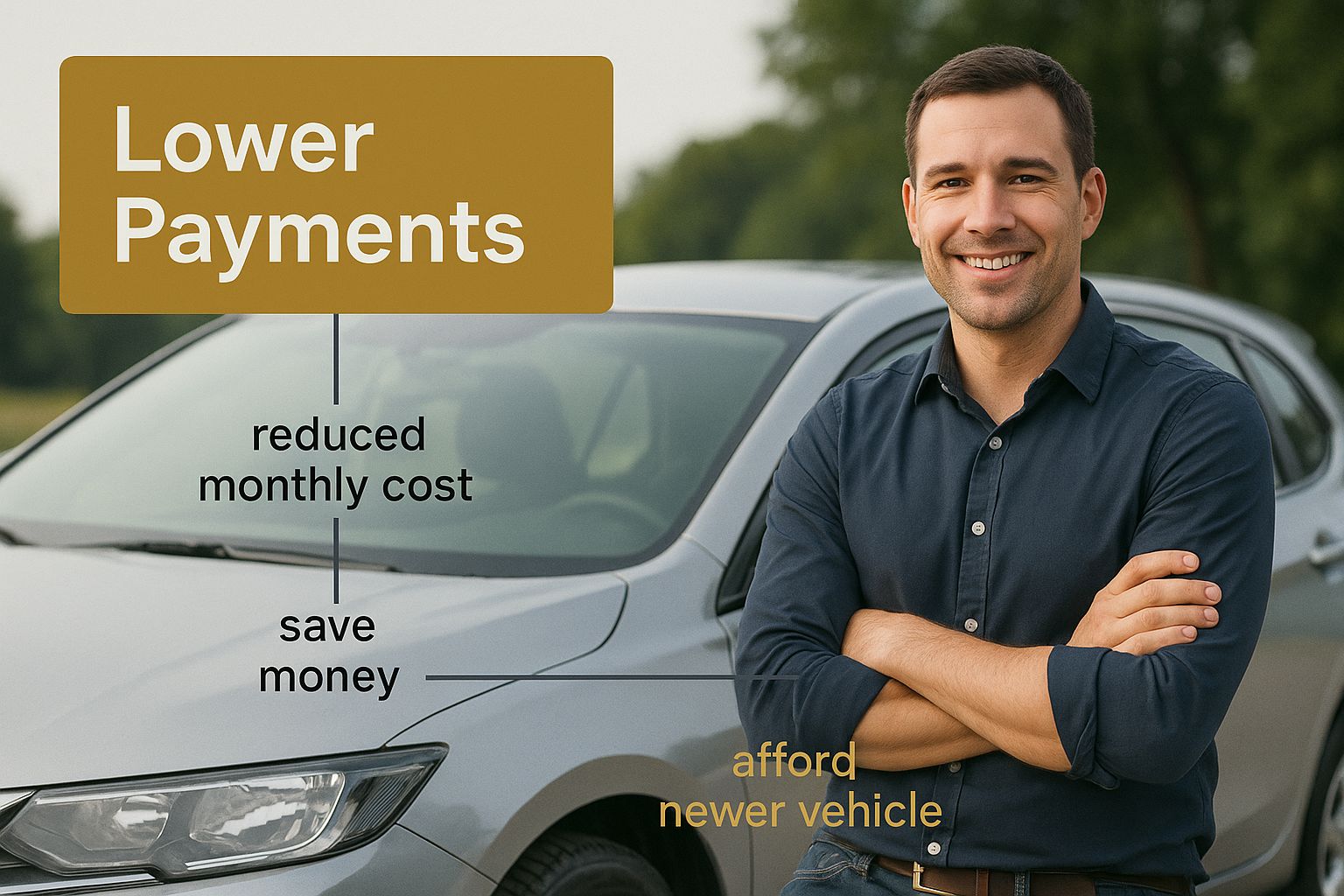 Infographic about what is car leasing