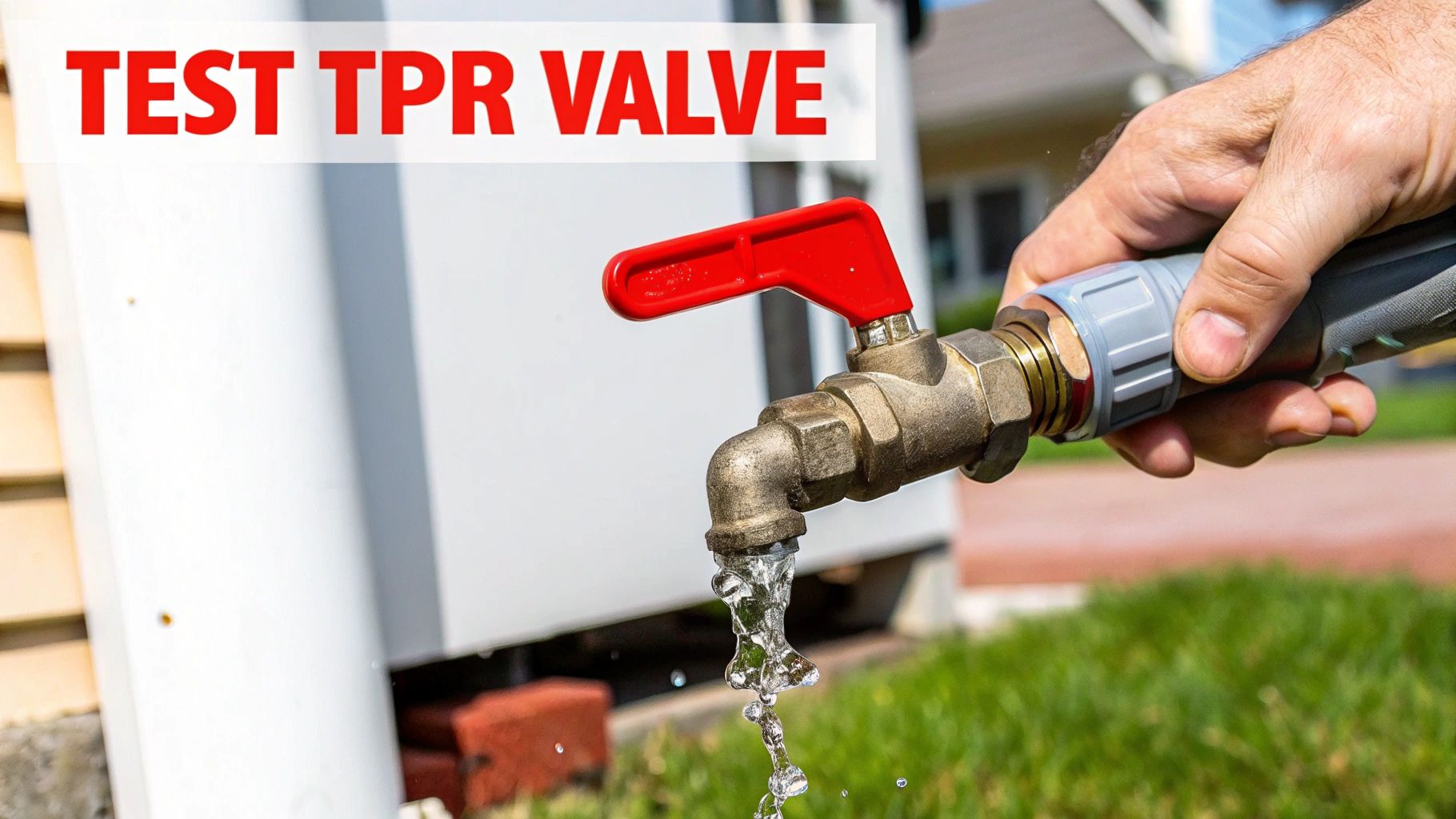 Temperature and Pressure Relief (TPR) Valve Testing
