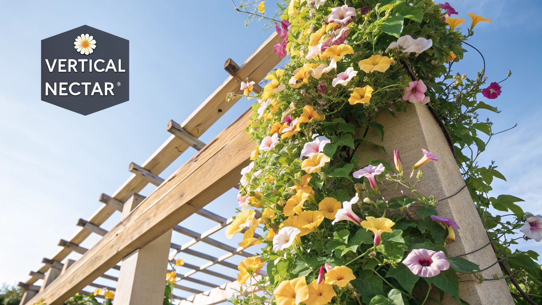 Close-up of the bright orange-red tubular flowers of a Flame Acanthus shrub, attracting a hummingbird.