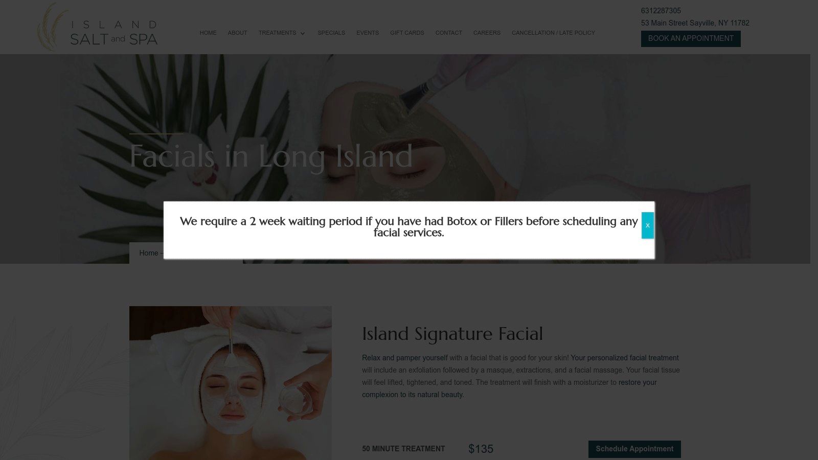 Facials in Long Island — Island Salt & Spa