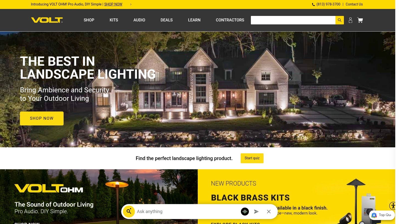 VOLT Lighting – Direct-to-Consumer Landscape Lighting
