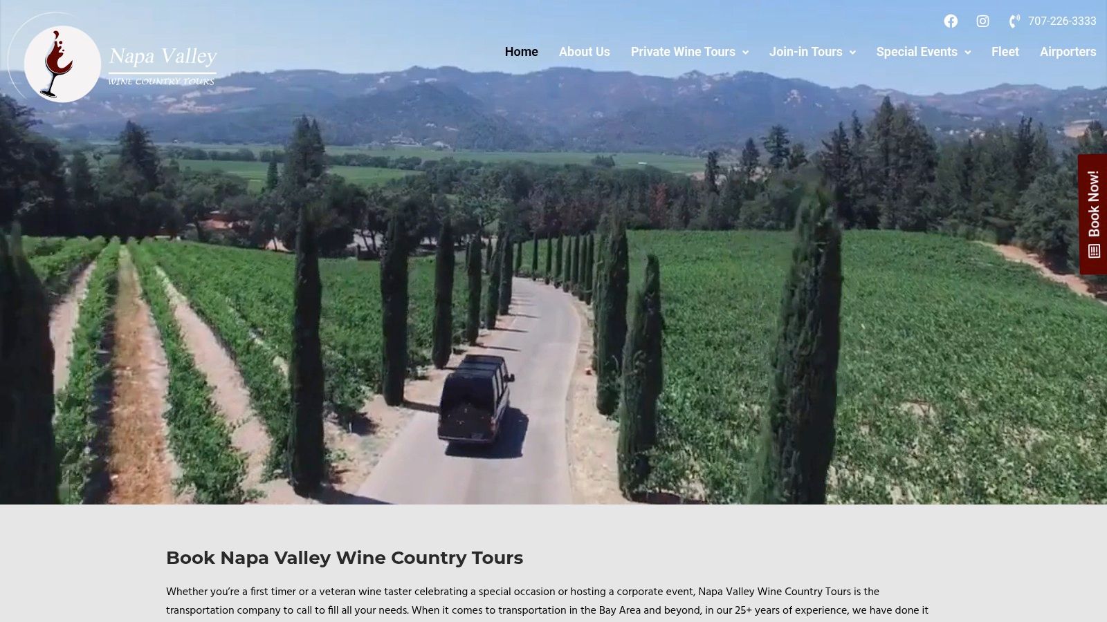 Napa Valley Wine Country Tours (WineCountryLimos.com)