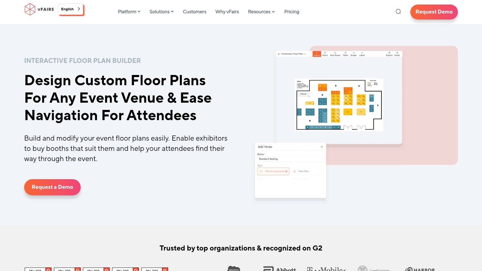 vFairs – Floor Plan Builder