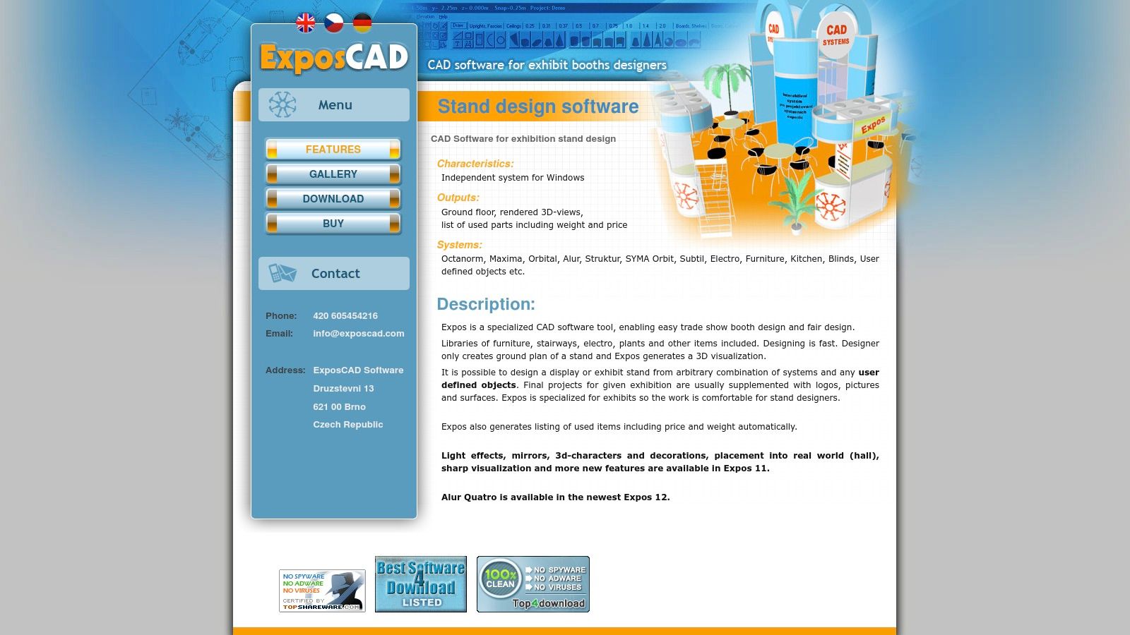 ExposCAD (Expos) – Exhibition Stand CAD
