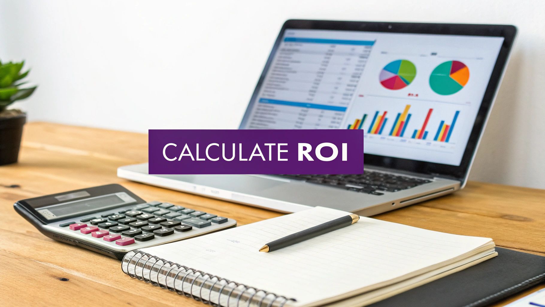 A chart showing rising return on investment, symbolising the financial benefits of time and attendance software.