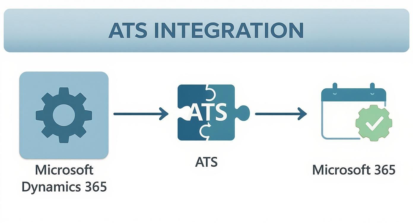Infographic about what is applicant tracking system