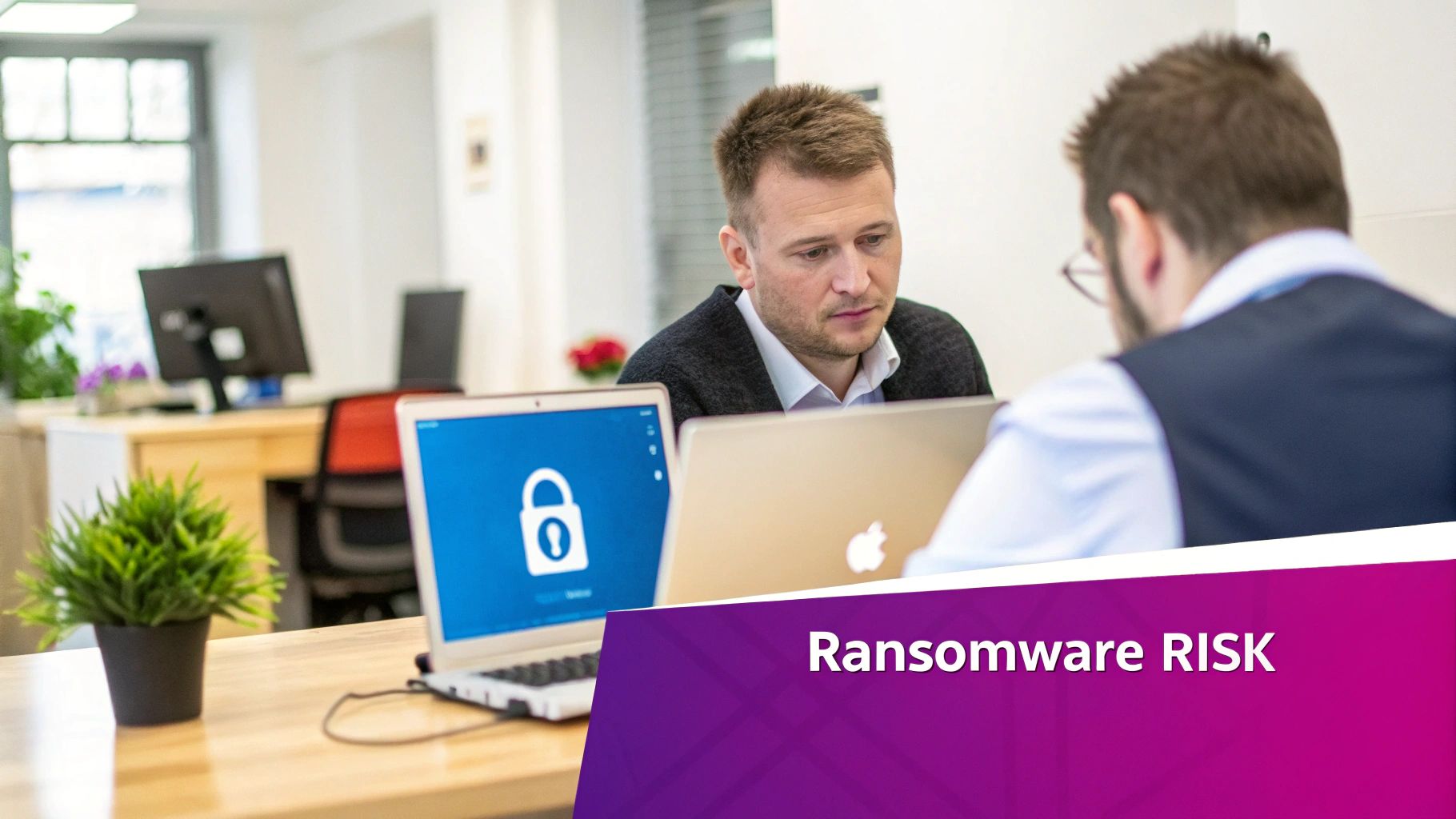 A person in a hoodie sitting in front of multiple computer screens showing code, illustrating the concept of a cyber attacker.