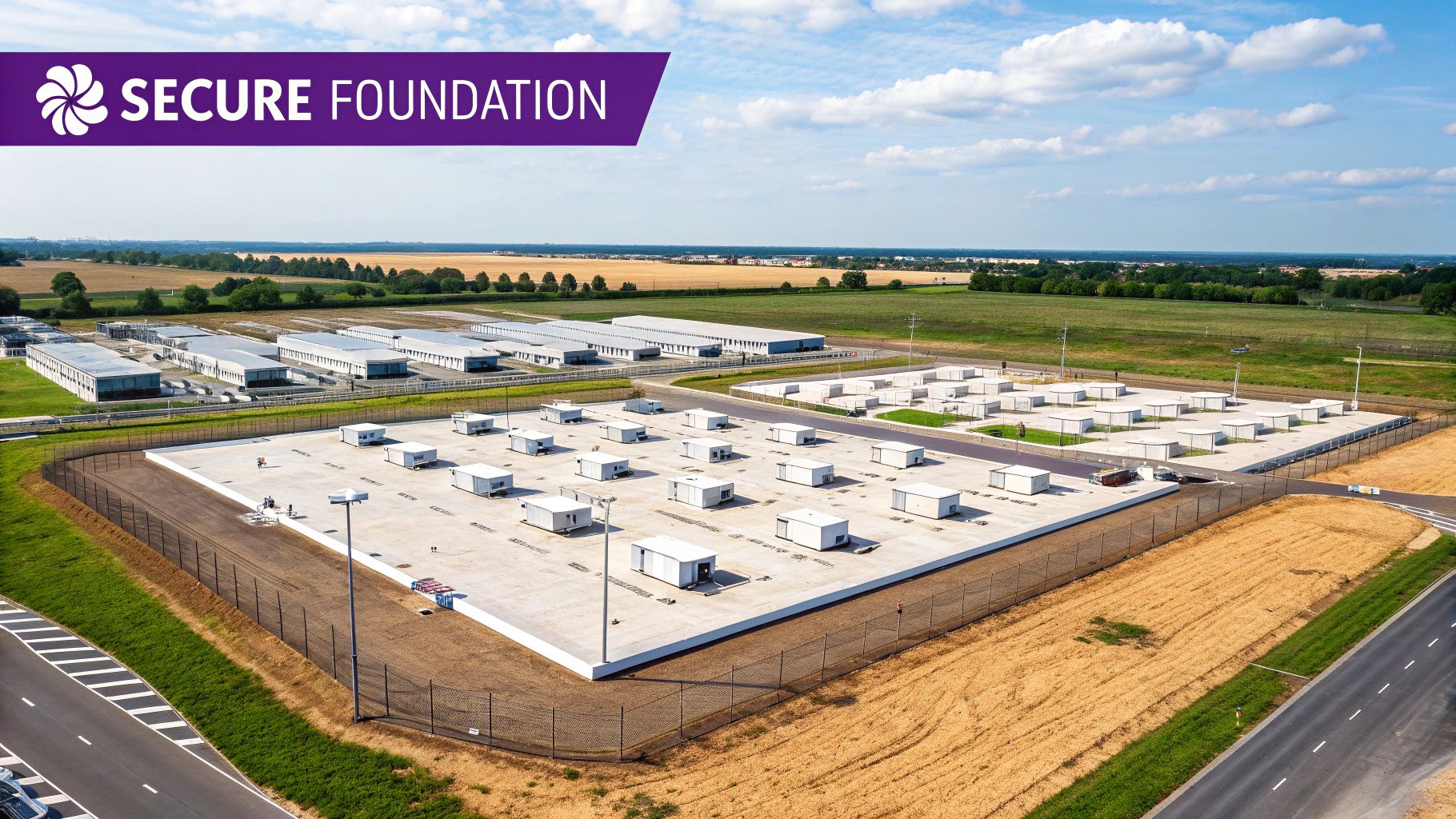 Diagram showing a structured cloud environment representing an Azure Landing Zone