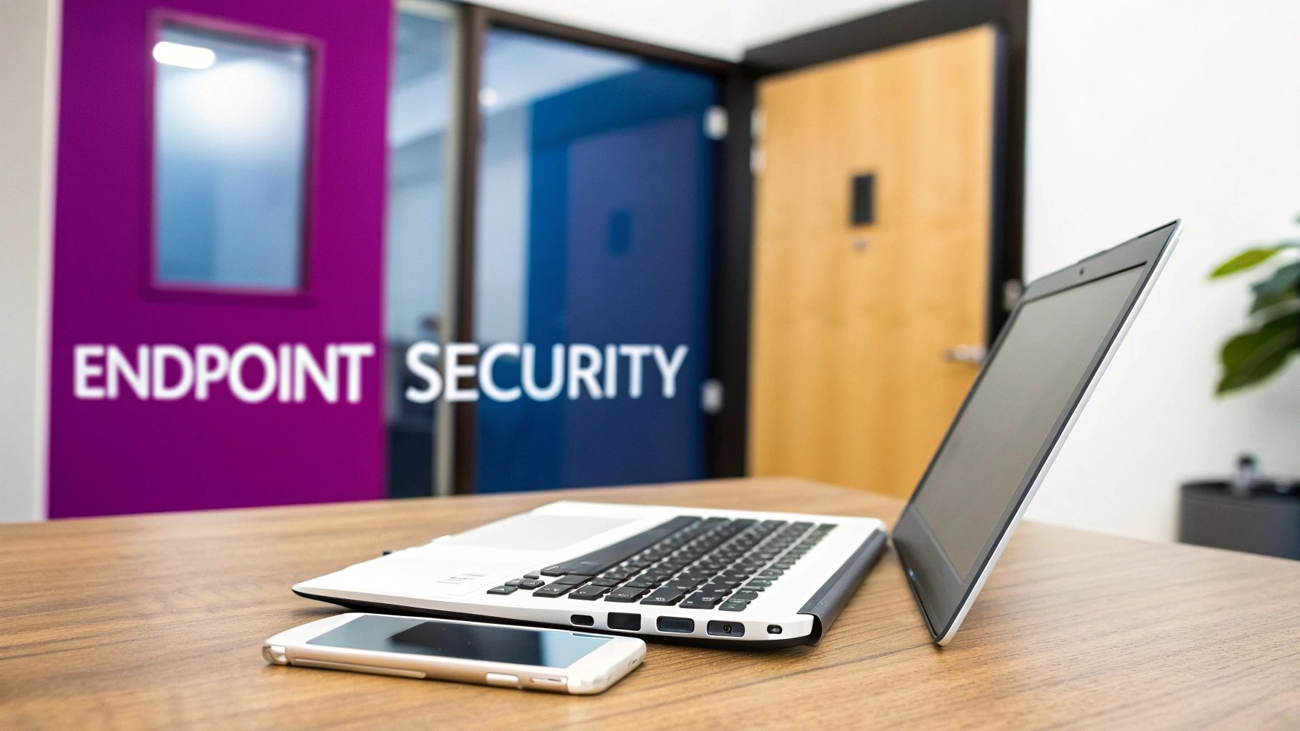 A security professional monitoring multiple screens showing network data and threats