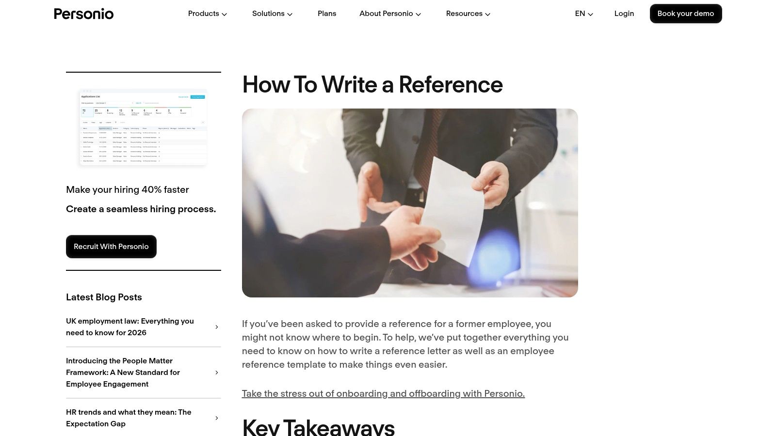 Personio (HR software; UK/EU focus)