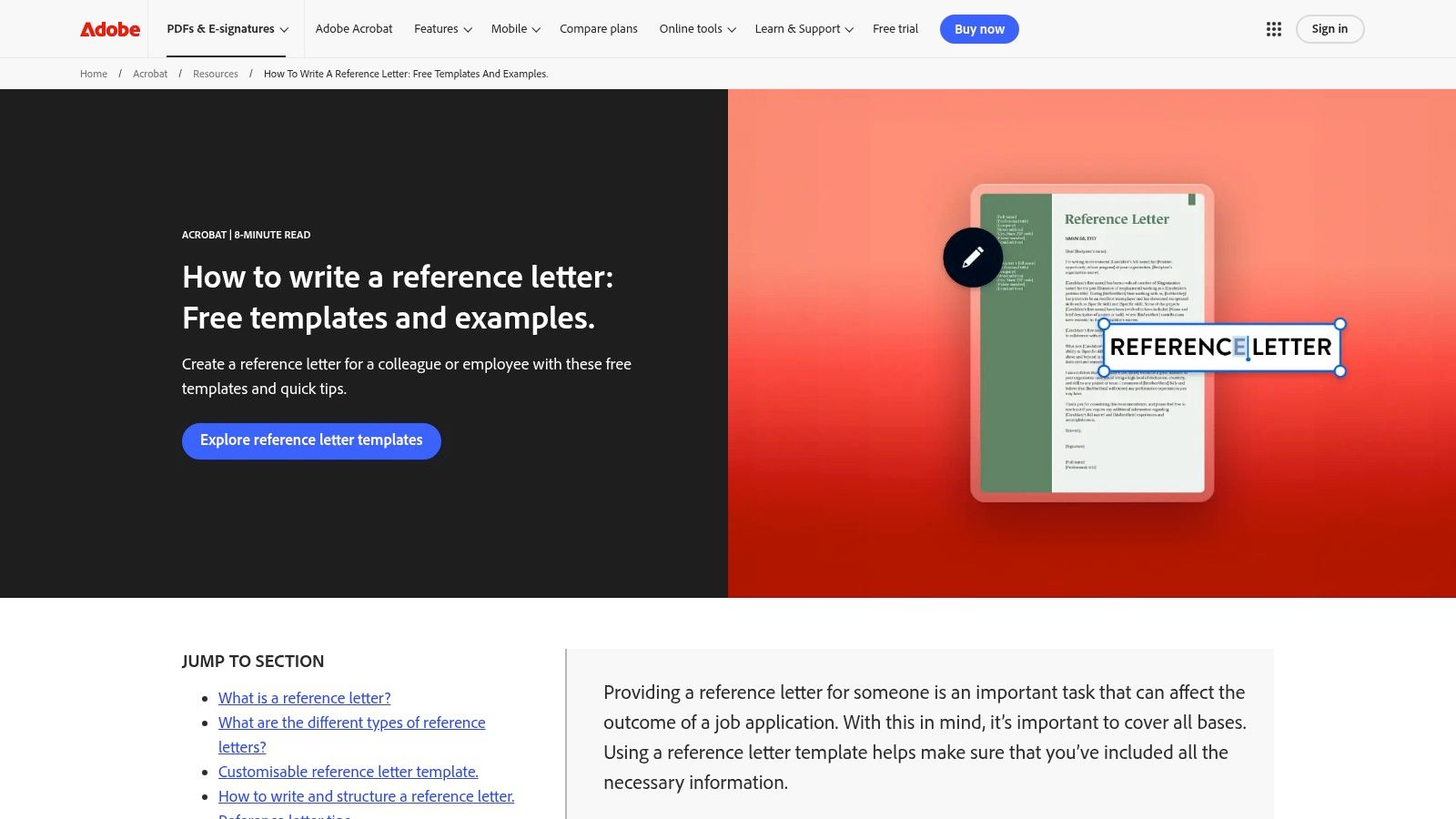 Adobe Acrobat (UK resource page)