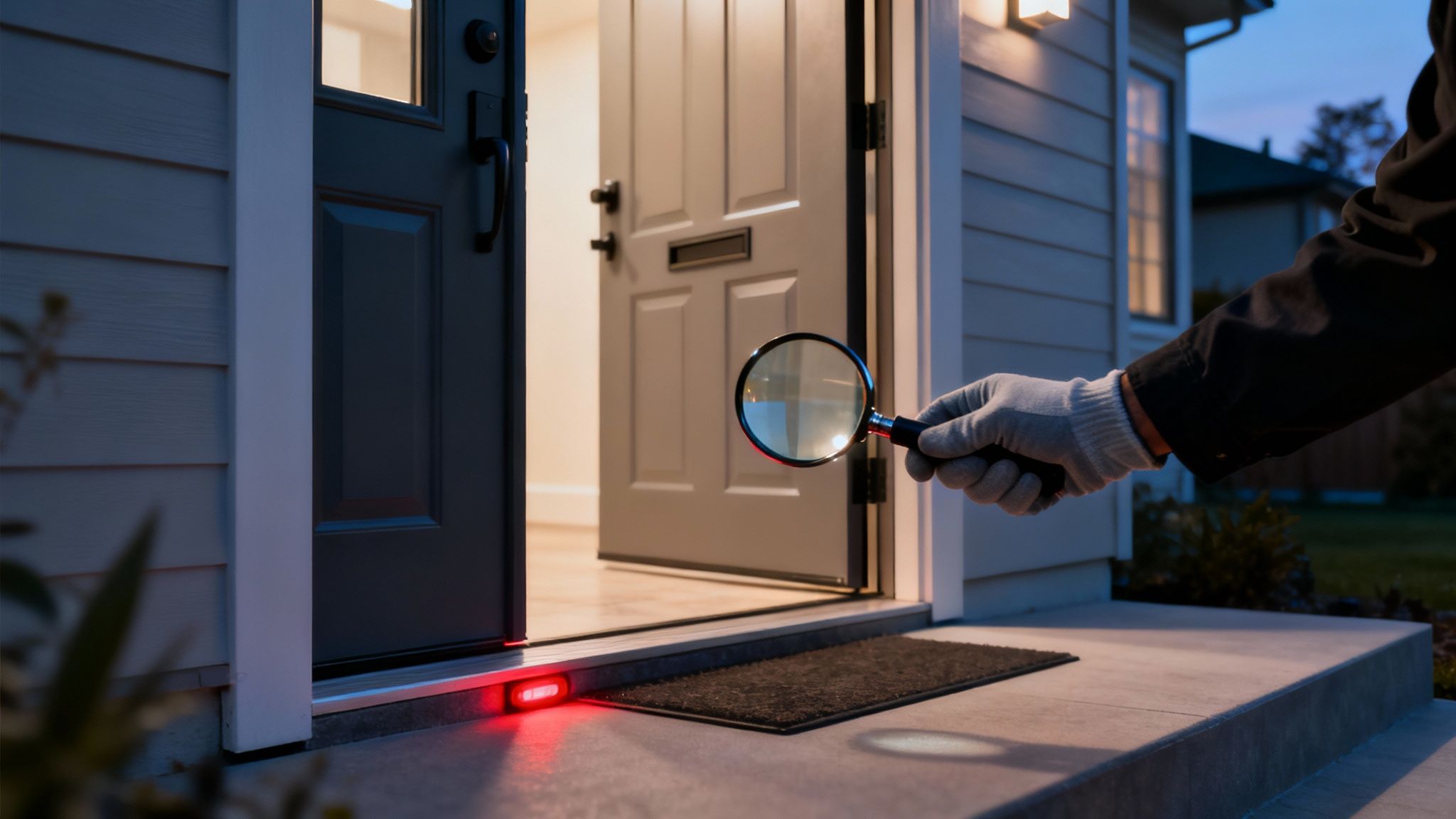 Un analista de seguridad monitoreando una red en busca de vulnerabilidades.