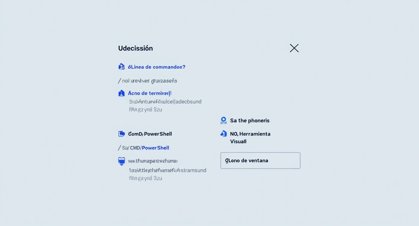 Infographic about verificar puertos abiertos windows