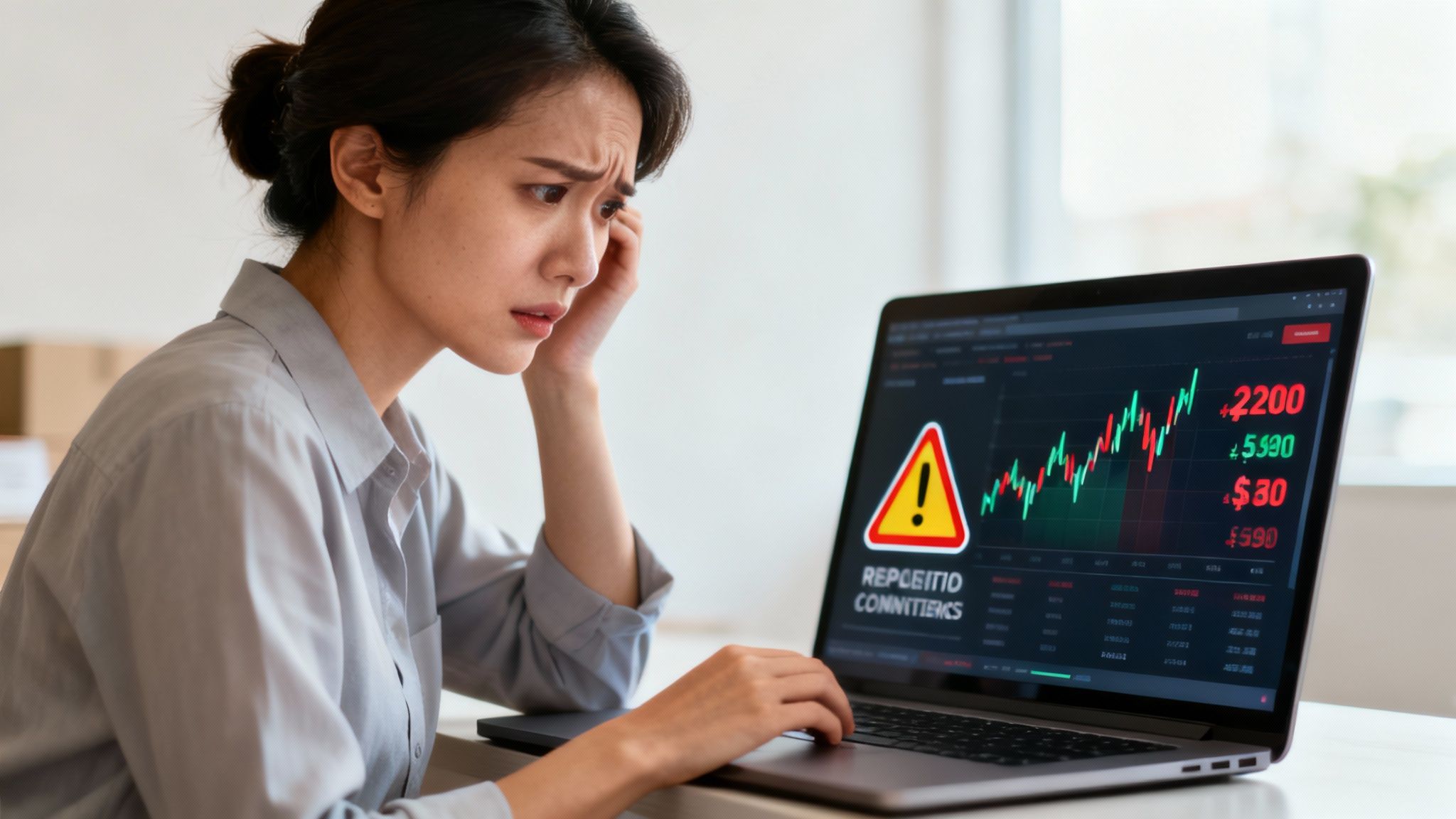 Ilustración abstracta de código y bases de datos con un candado roto, simbolizando una vulnerabilidad de inyección SQL.