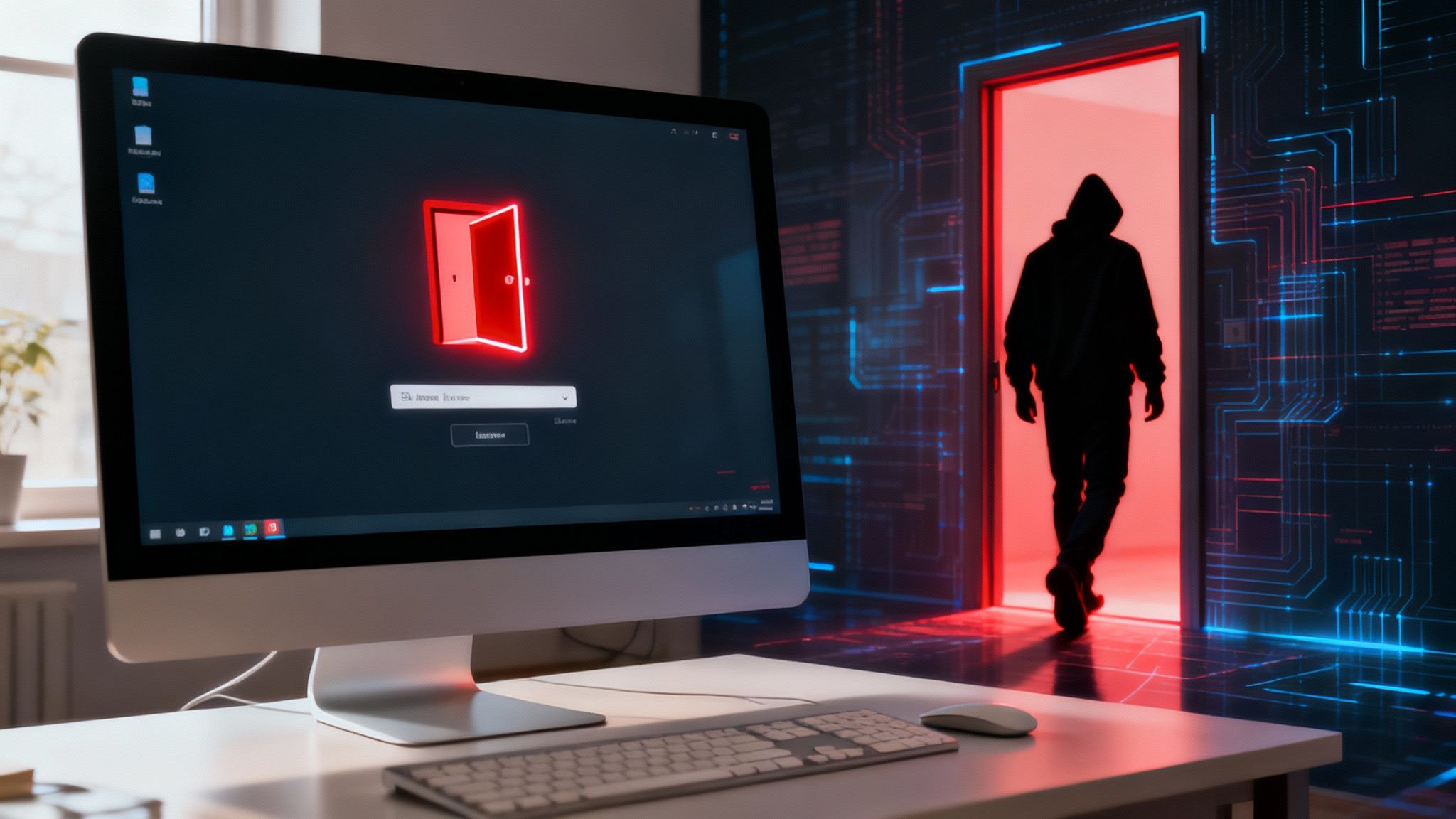 Imagen de un candado digital roto simbolizando un ciberataque