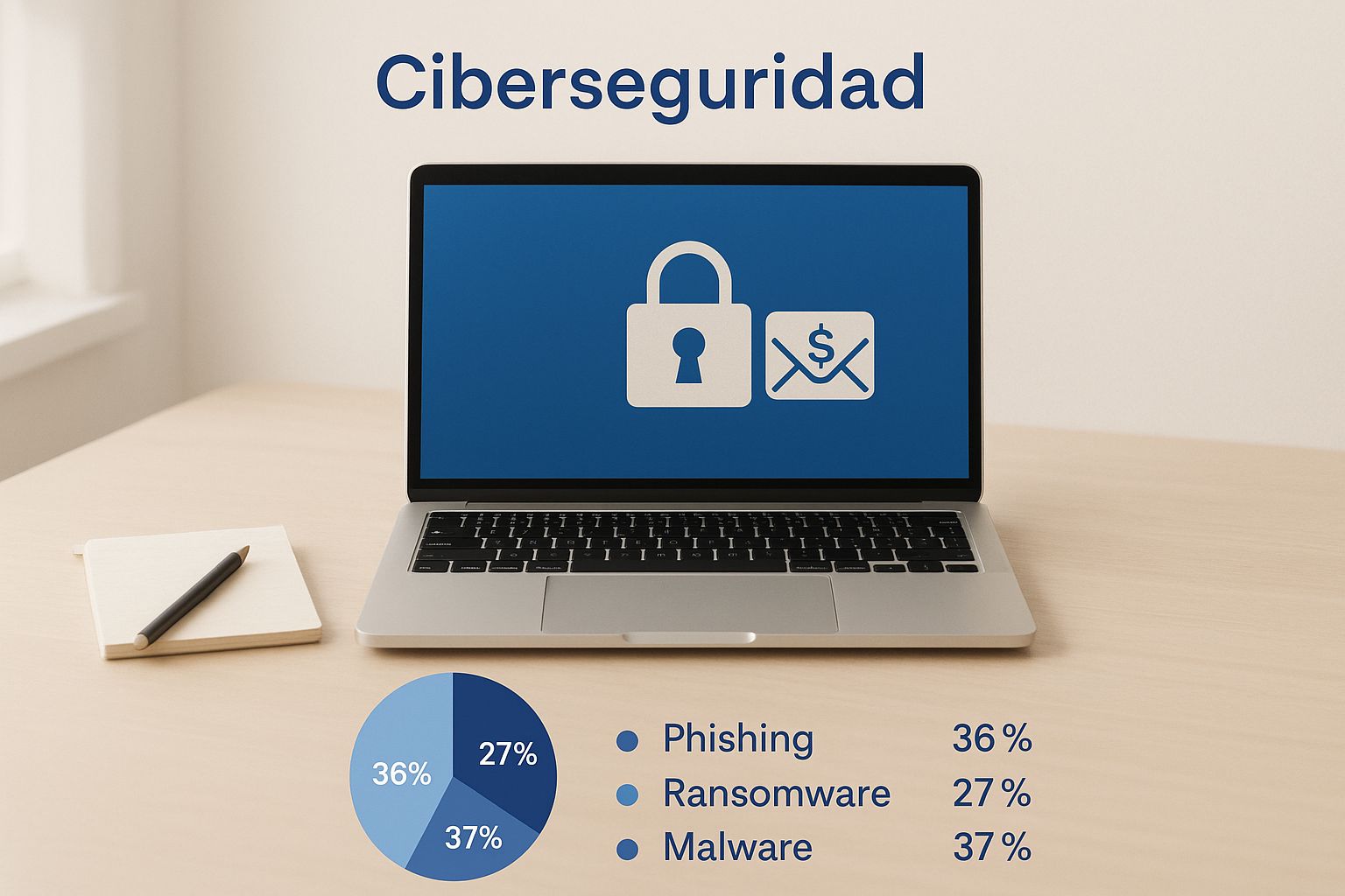 Infographic about seguridad informatica empresas