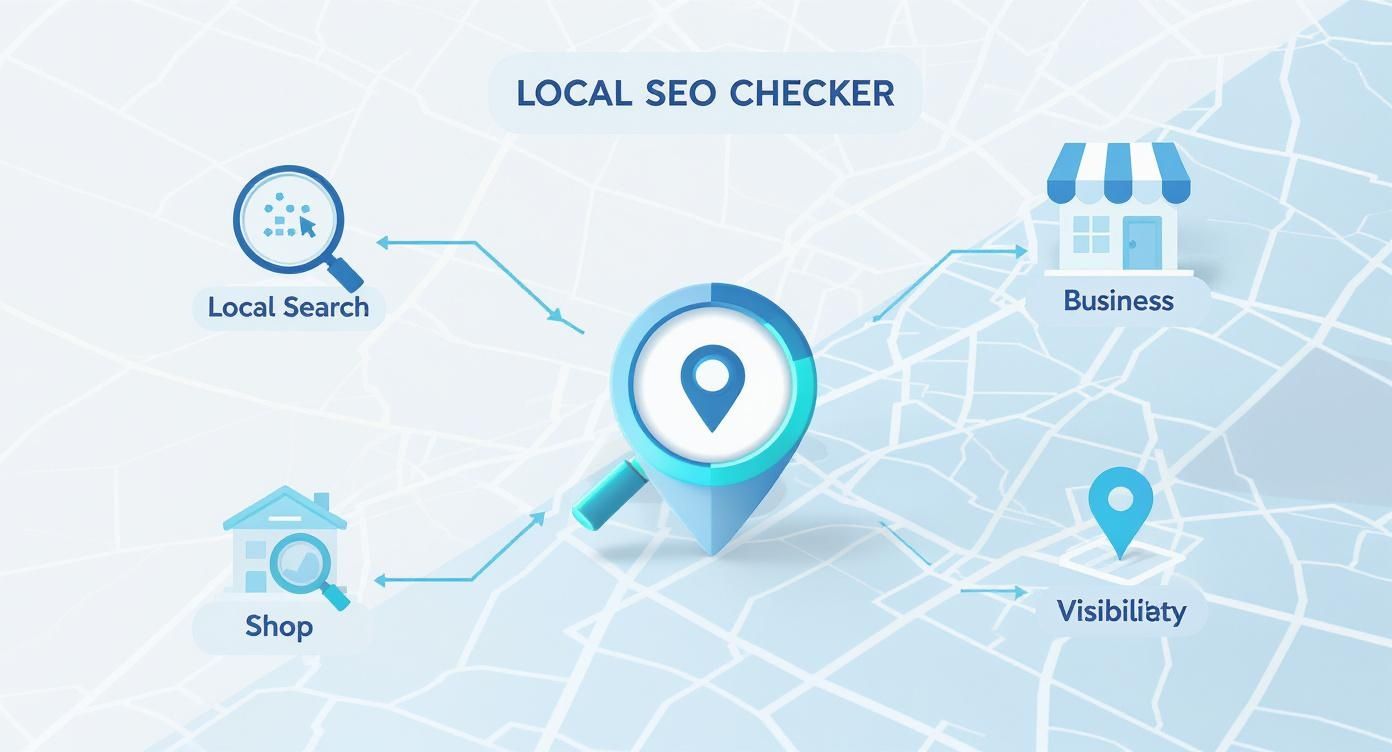 Infographic about local seo ranking checker