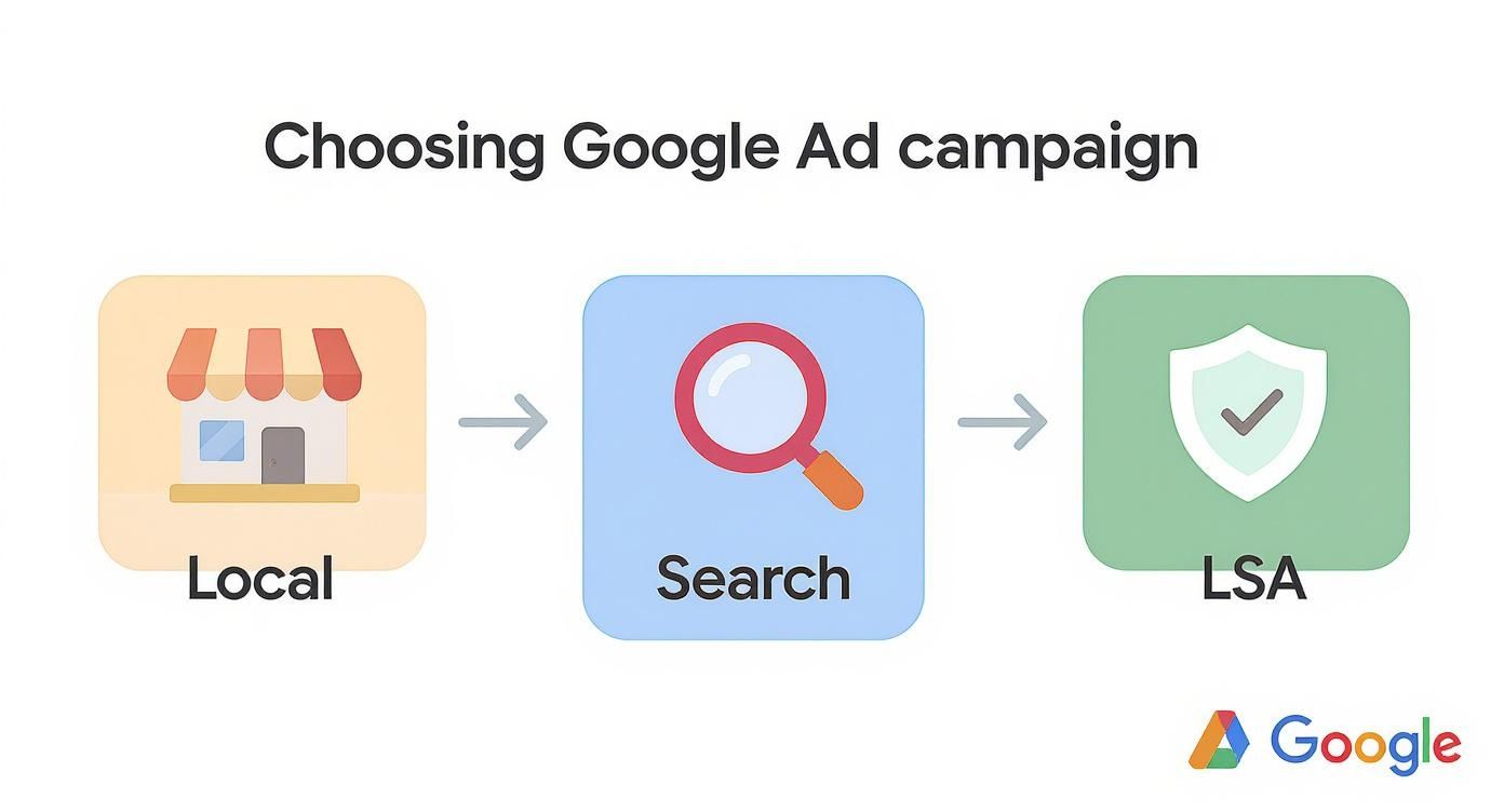 Infographic about google ads for local business
