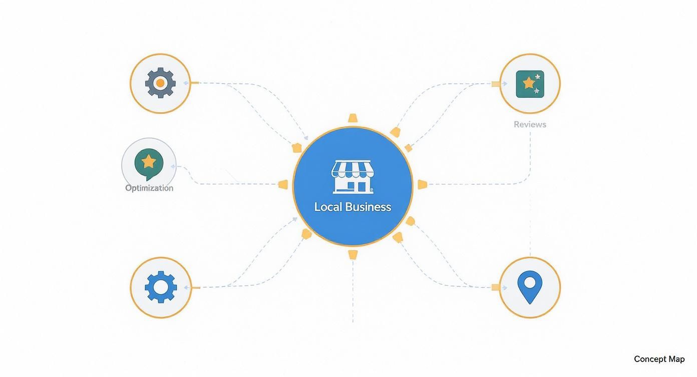 Infographic about google maps seo services