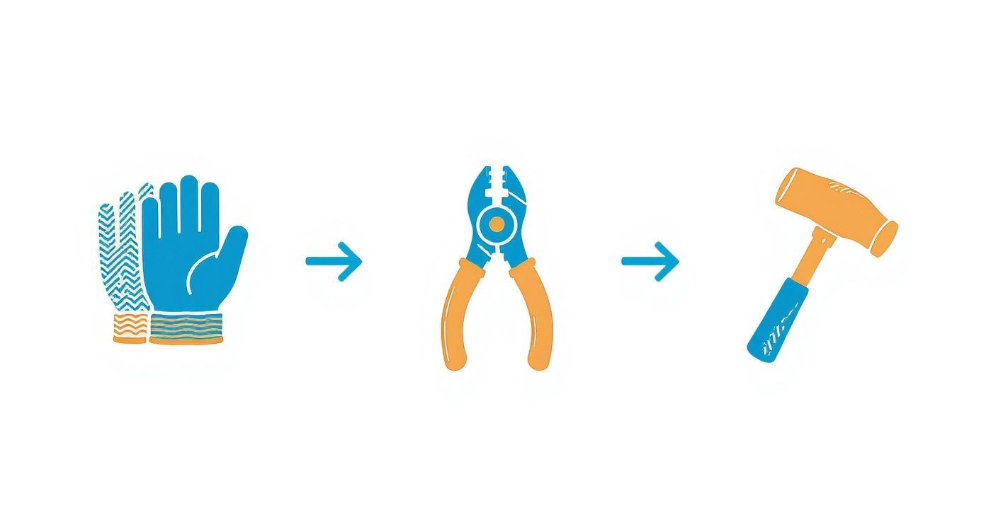 Infographic about garage door off track repair