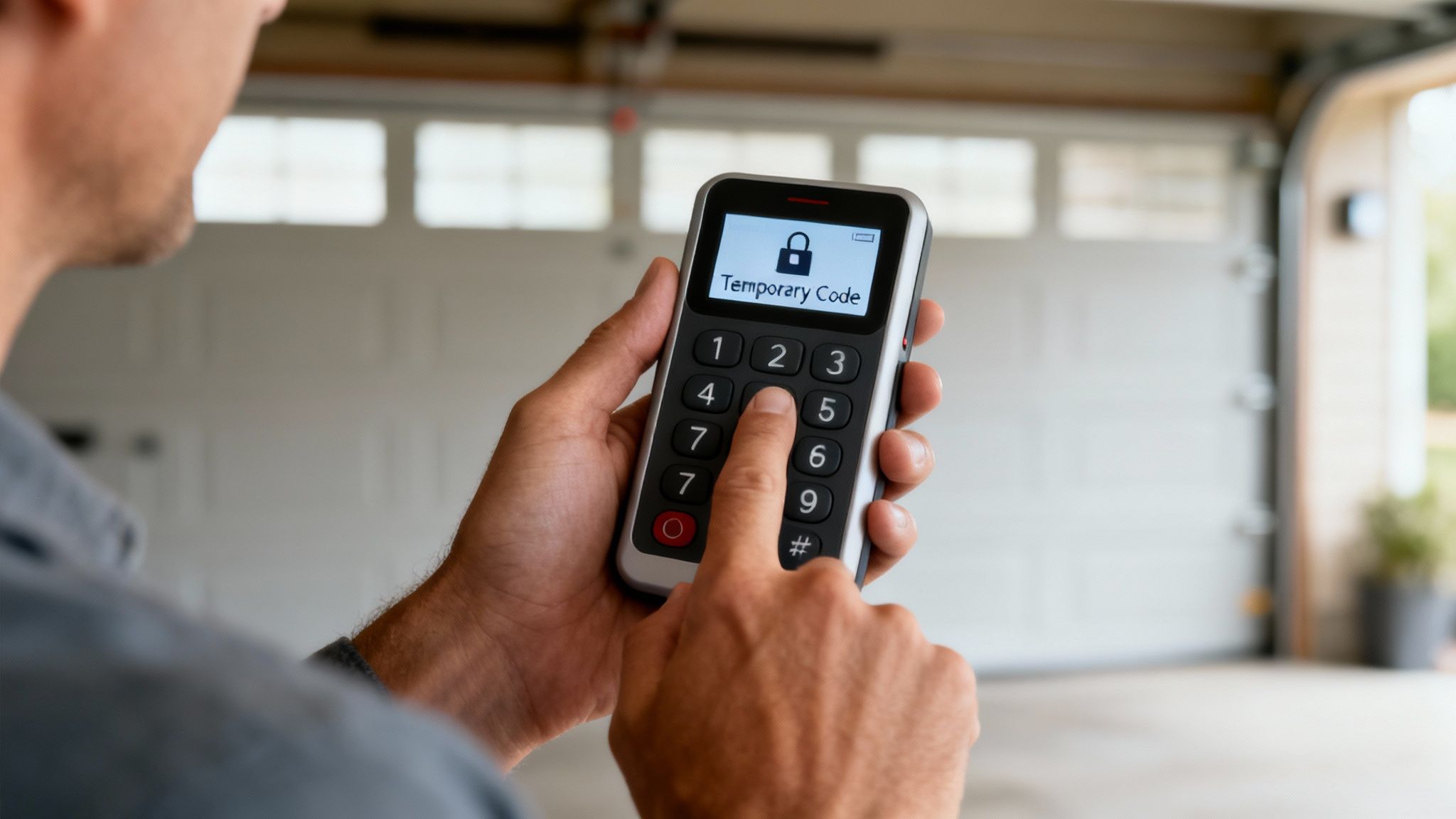 Master overhead garage door programming keypad: Quick Setup Guide