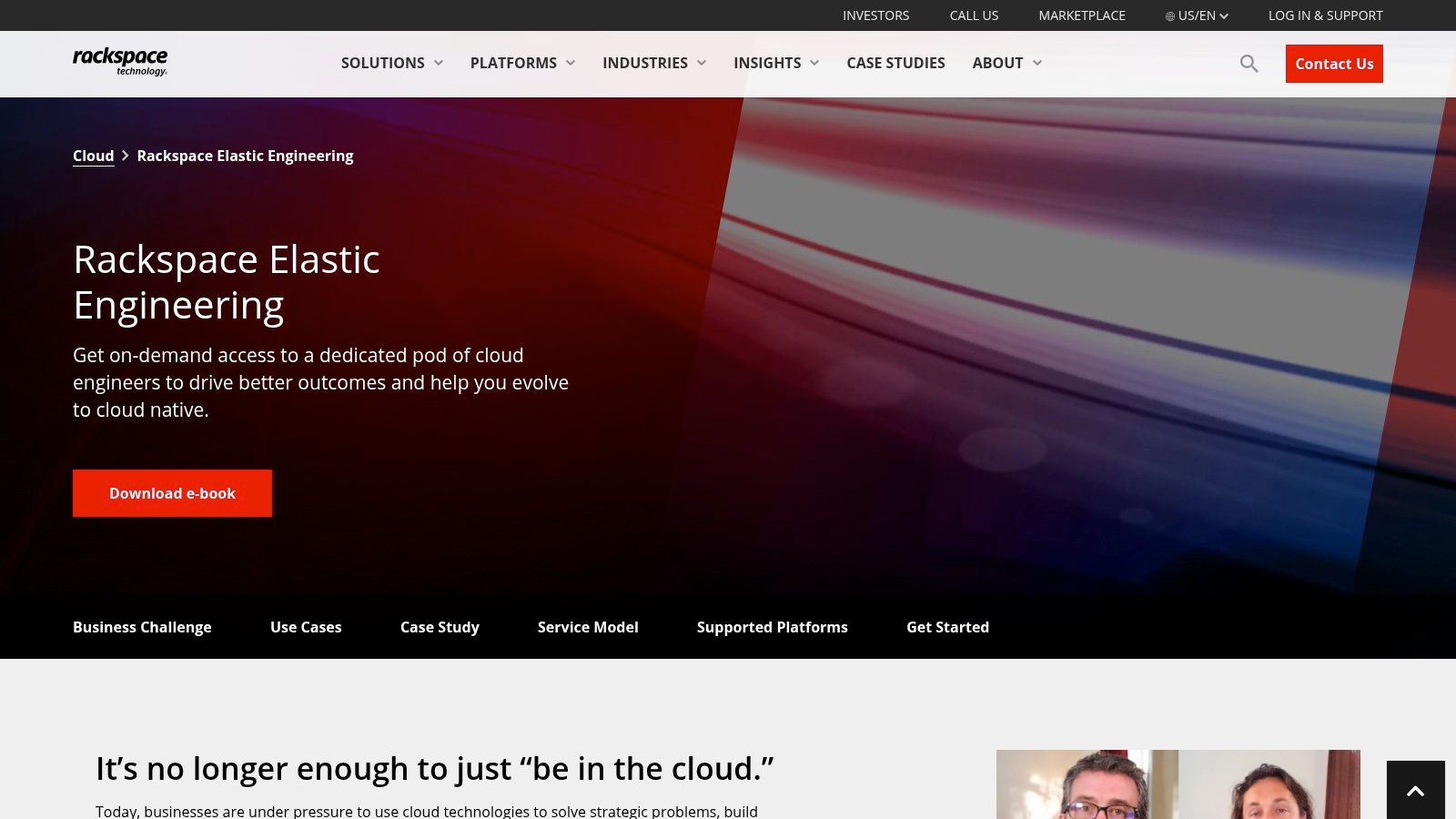 Rackspace Technology (Elastic Engineering for DevOps)