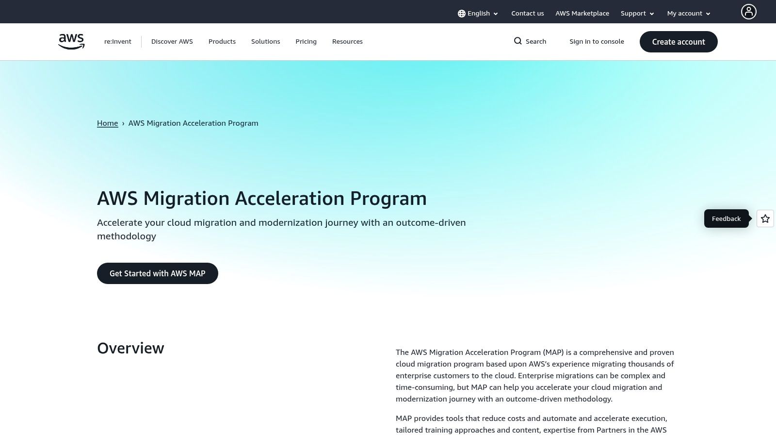AWS Migration Acceleration Program (MAP) – Amazon Web Services