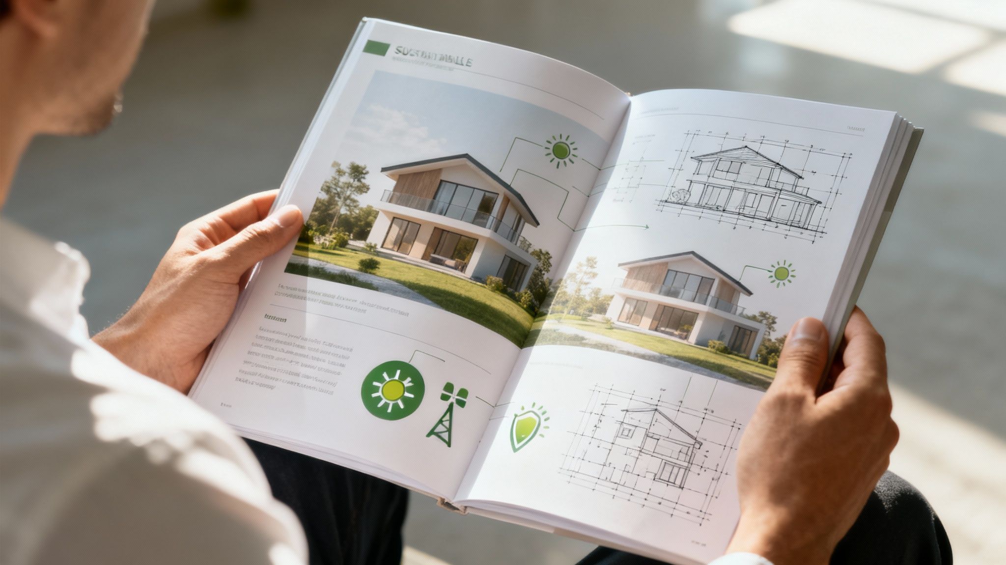 A modern architectural design rendering